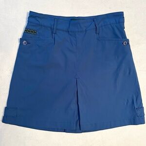 Chervo Golf Mini Short & Skirt Womens XS/ 4 Blue SKORT Pockets Activewear sport